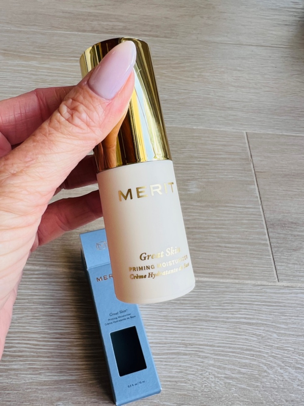 MERIT Great Skin Priming Moisturizer – Light Beige